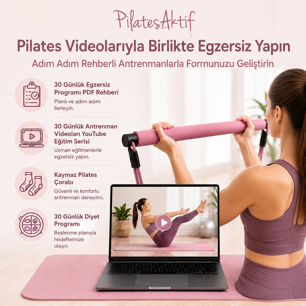 Pilates Bar Seti