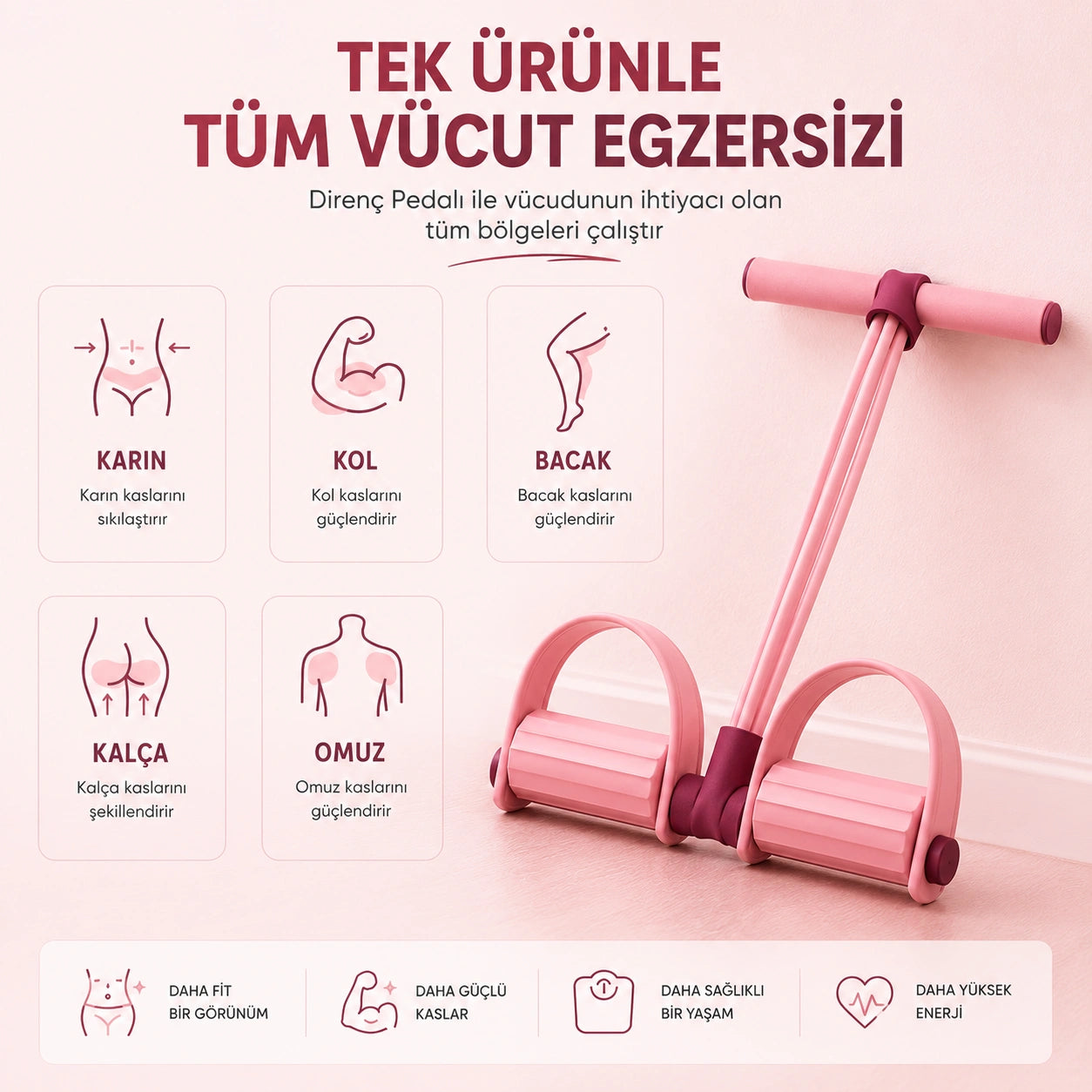 Pilates Direnç Pedalı