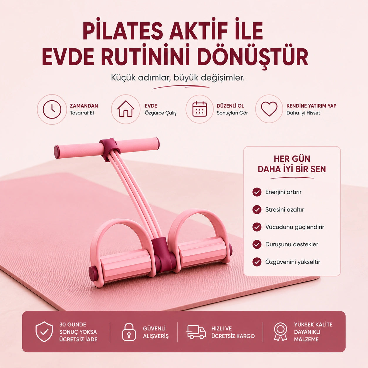 Pilates Direnç Pedalı