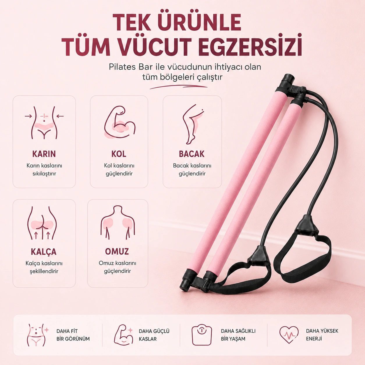 Pilates Bar Seti