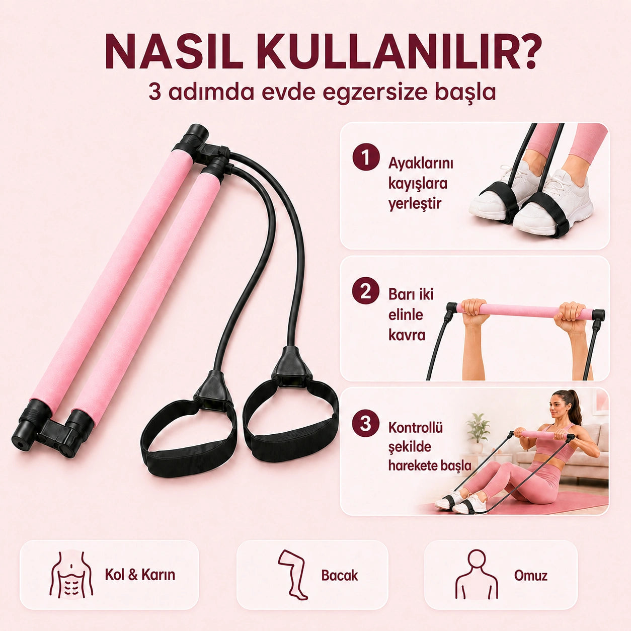 Pilates Bar Seti