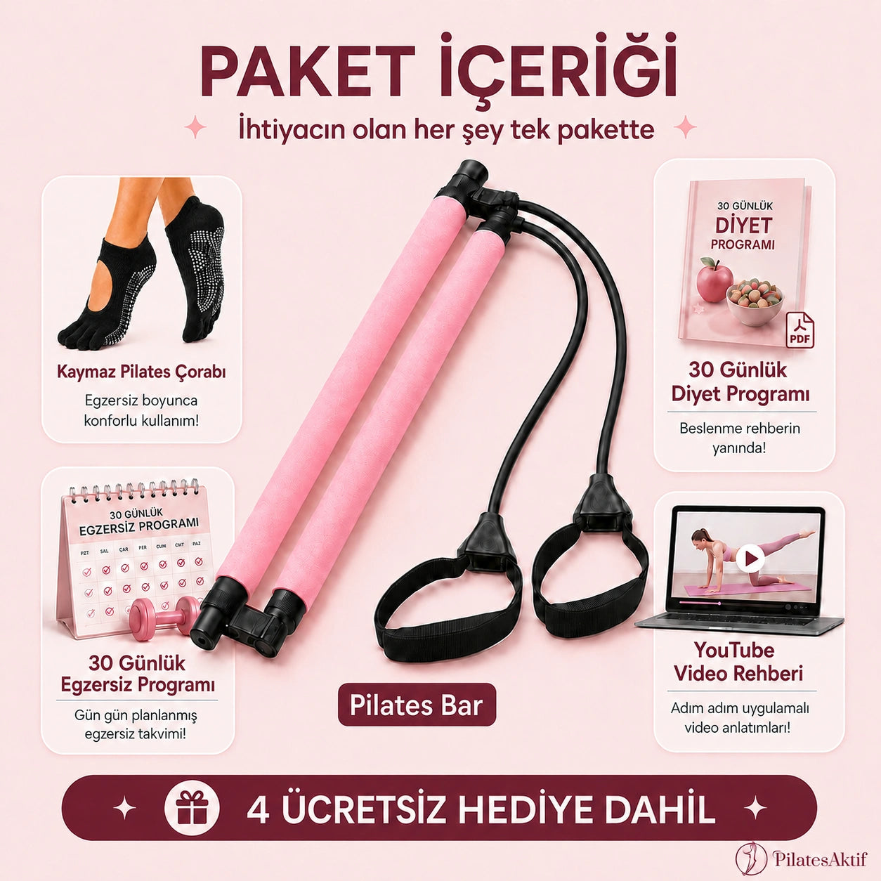 Pilates Bar Seti