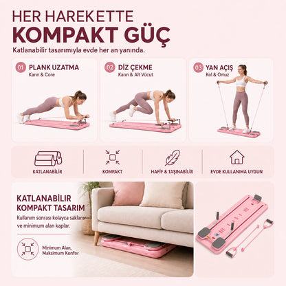 PilatesAktif Katlanabilir Akıllı Pilates Platformu