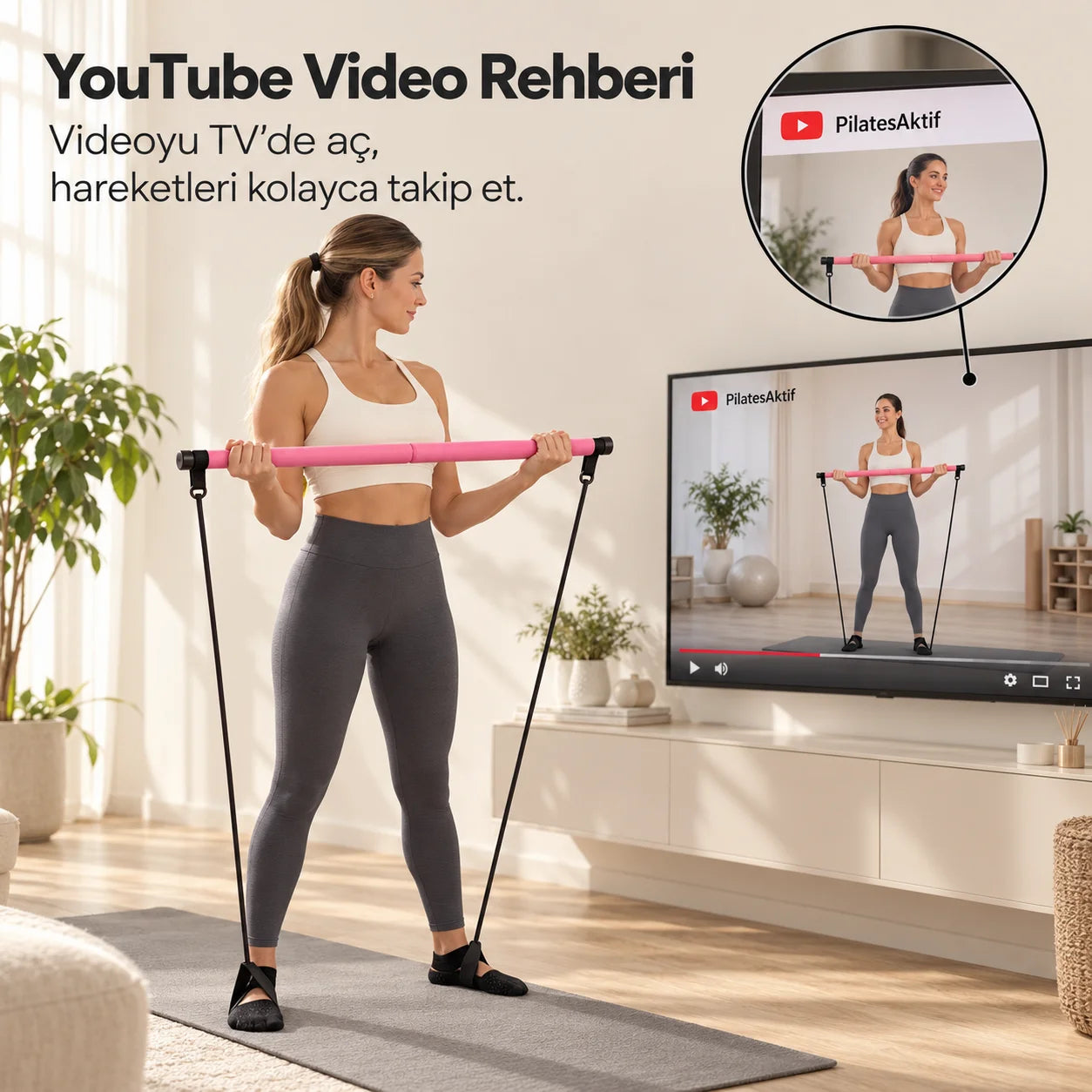 PilatesAktif Pilates Bar Seti