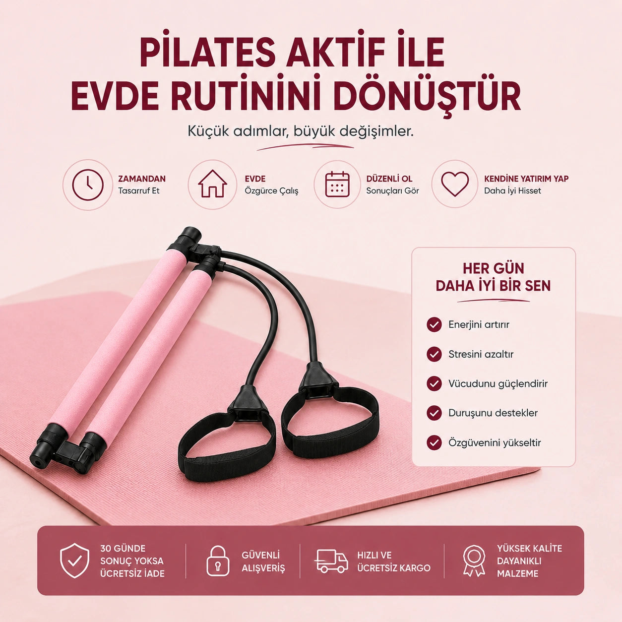 Pilates Bar Seti